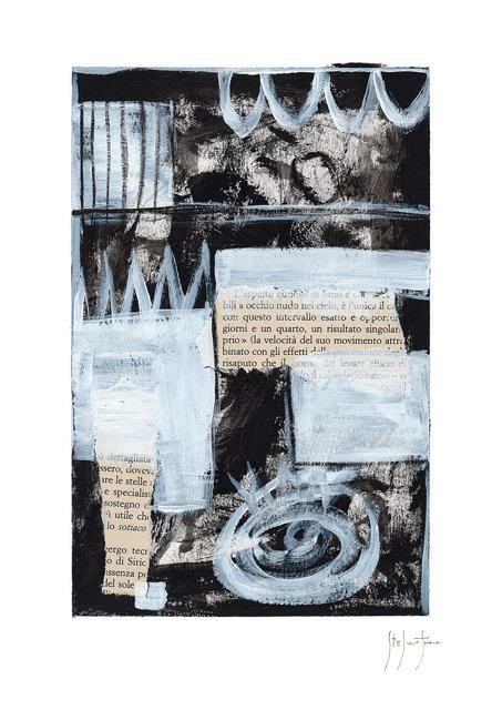 Serie parole spezzate — Sotiaco — 24×33 cm — Opere astratte di Stefano Fiore