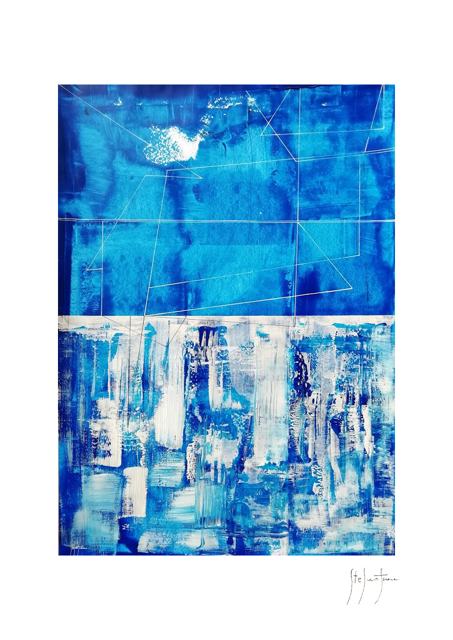 Geometrical waterfall — Opere astratte di Stefano Fiore