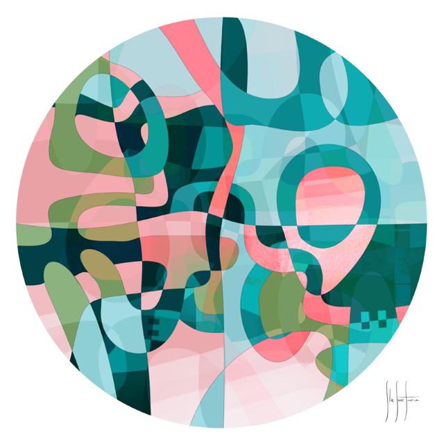 Composizione digitale n. 01 — Arte astratta digitale di Stefano Fiore