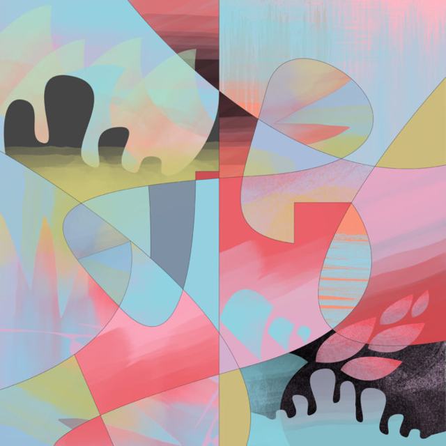Composizione digitale n. 04 — Arte astratta digitale di Stefano Fiore