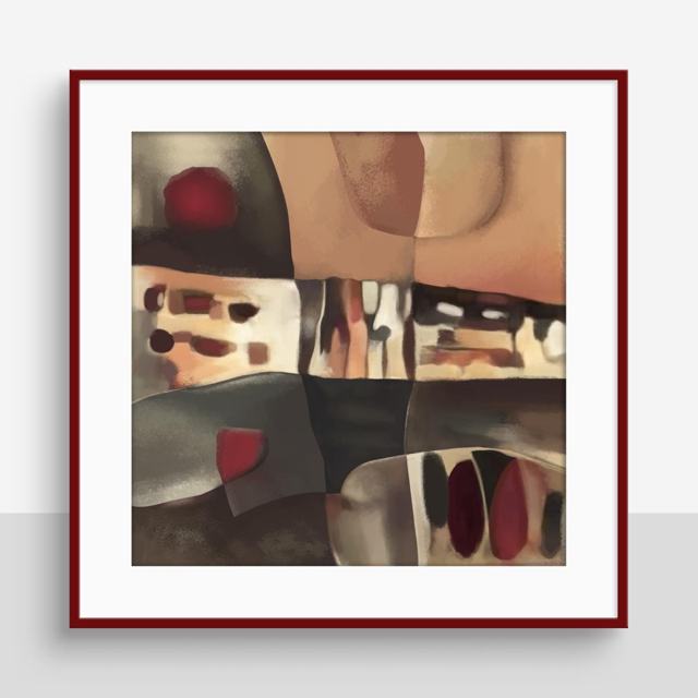 Composizione digitale n. 11 — Arte astratta digitale di Stefano Fiore