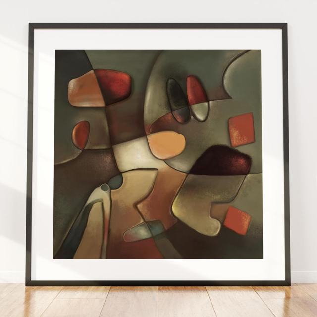 Composizione digitale n. 12 — Arte astratta digitale di Stefano Fiore