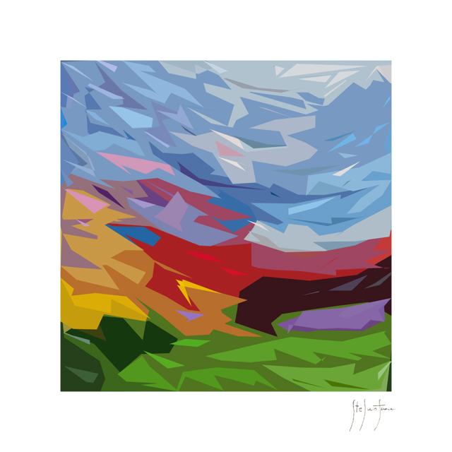 Composizione digitale n. 18 — Arte astratta digitale di Stefano Fiore
