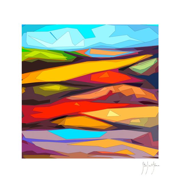 Composizione digitale n. 21 — Arte astratta digitale di Stefano Fiore