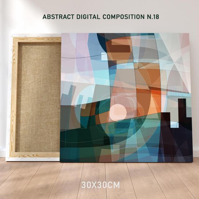 Composizione digitale n. 31 — Arte astratta digitale di Stefano Fiore