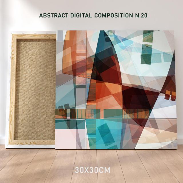 Composizione digitale n. 33 — Arte astratta digitale di Stefano Fiore