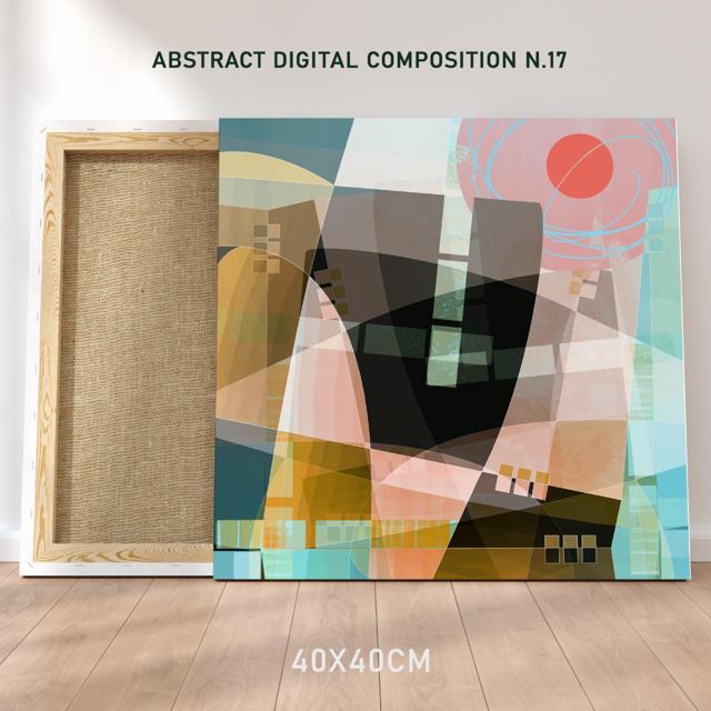 Composizione digitale n. 38 — Arte astratta digitale di Stefano Fiore