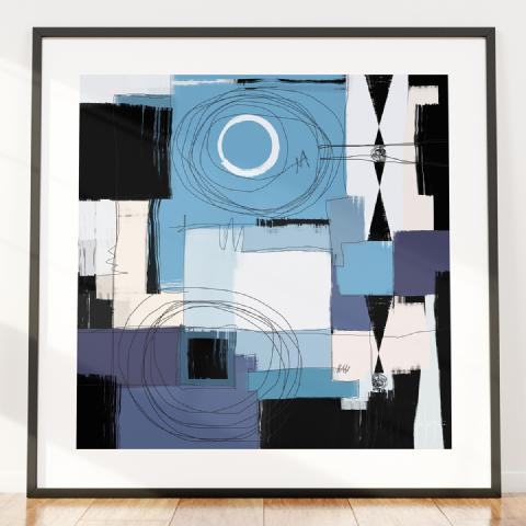 Composizione digitale n. 44 — Arte astratta digitale di Stefano Fiore