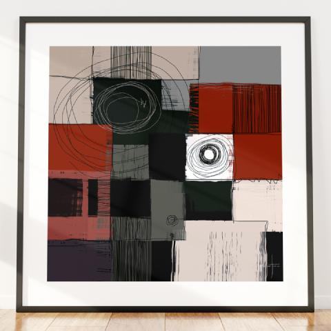 Composizione digitale n. 45 — Arte astratta digitale di Stefano Fiore