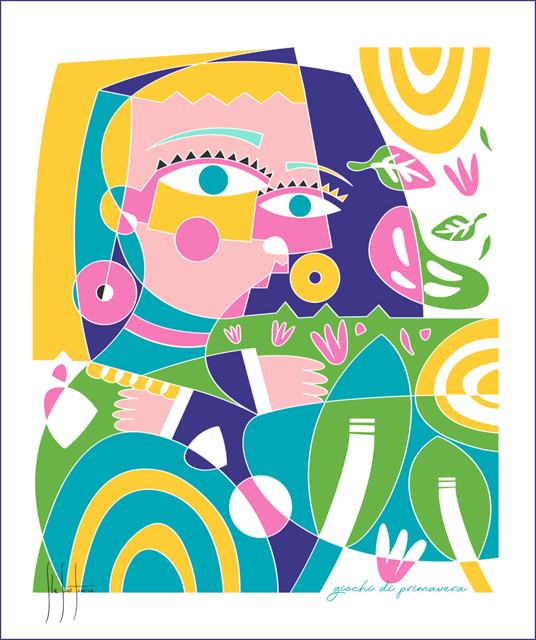 Giochi di Primavera — Illustrazioni figurative di Stefano Fiore