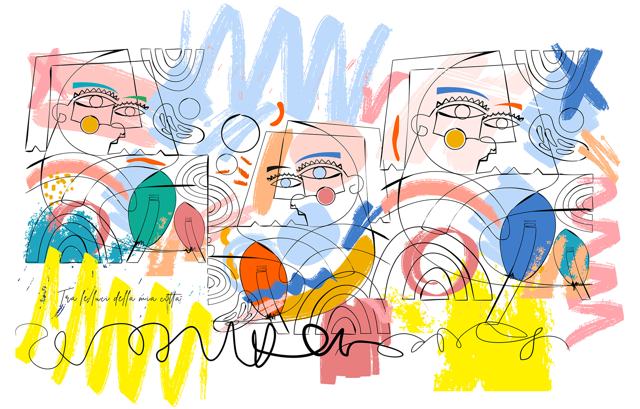 Tra le luci della mia città — Illustrazioni figurative di Stefano Fiore
