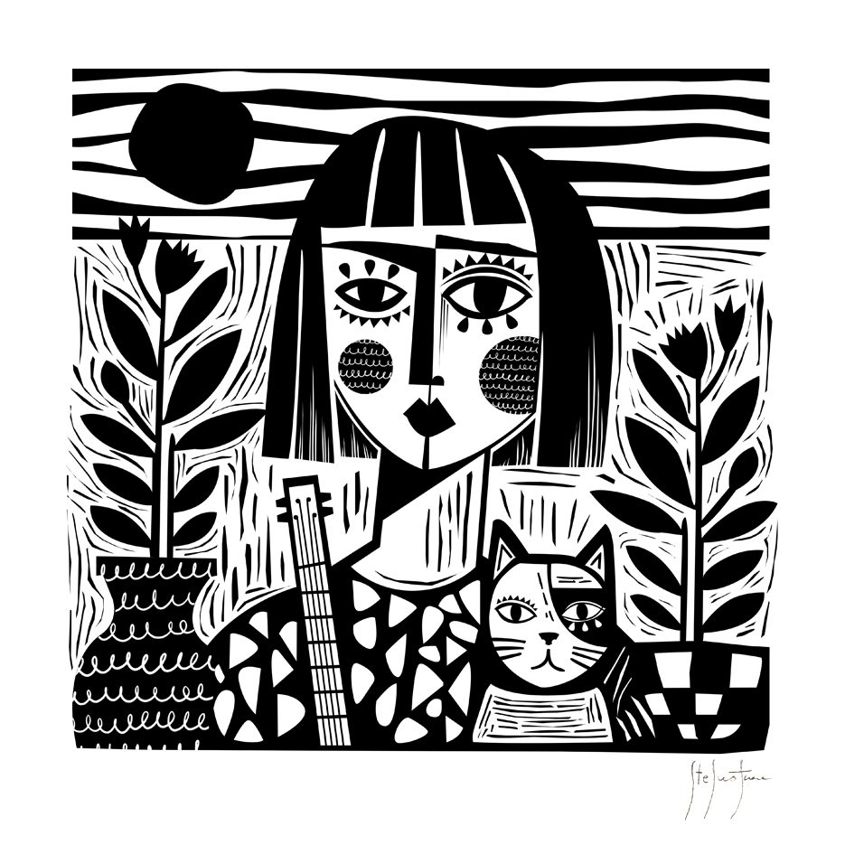 Linocut 01 di Stefano Fiore